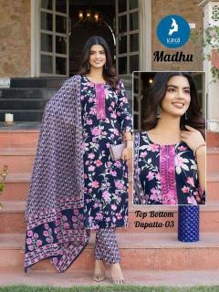 Kaya madhu 3pcs kurti wholesaler price